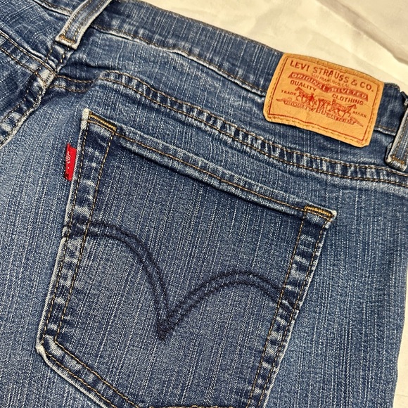 Levi's Straight Leg Denim Jeans - Blue - Picture 4 of 4